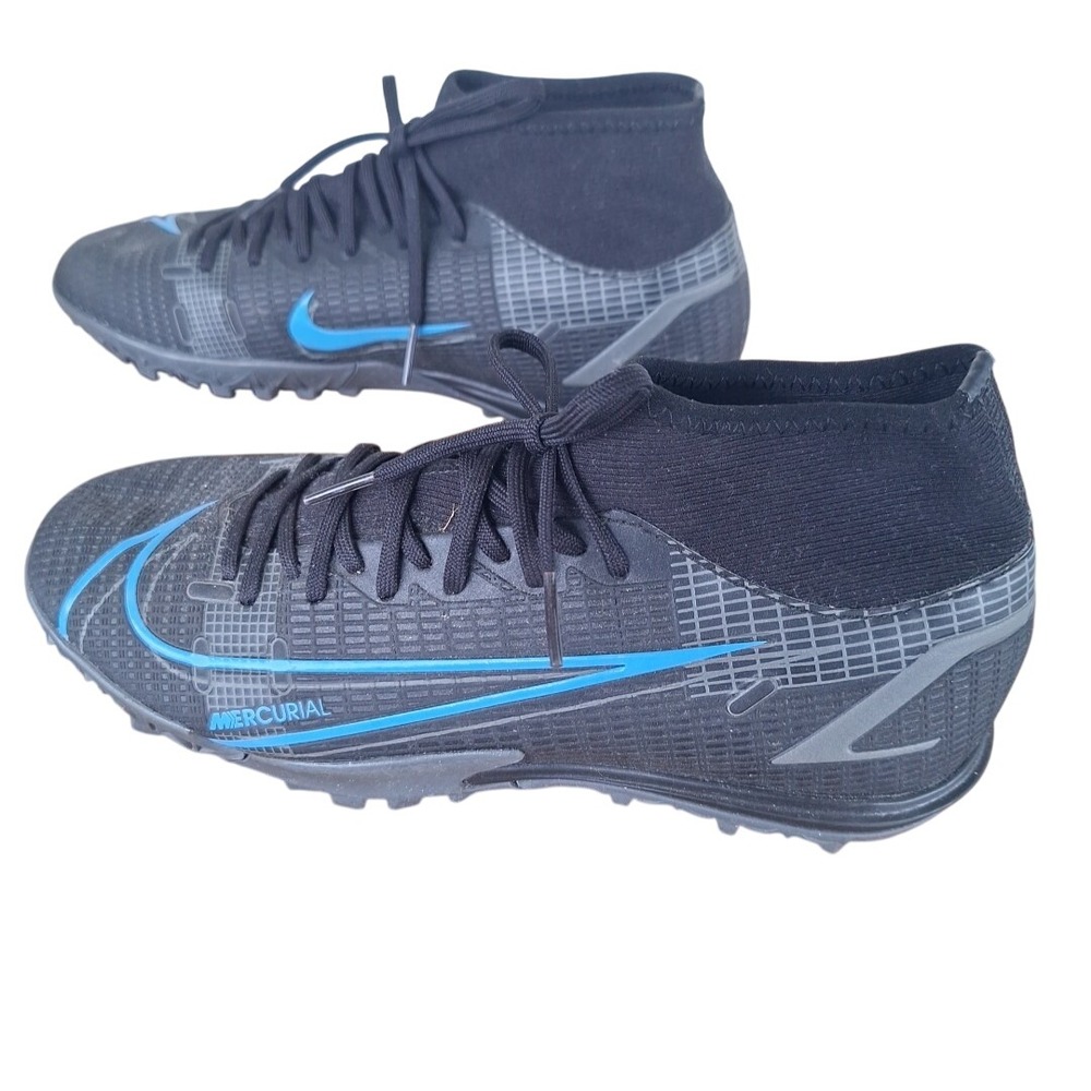 Nike Mercurial Superfly 8 Academy Indoor Soccer Black CV0953-004 Men's Size 6